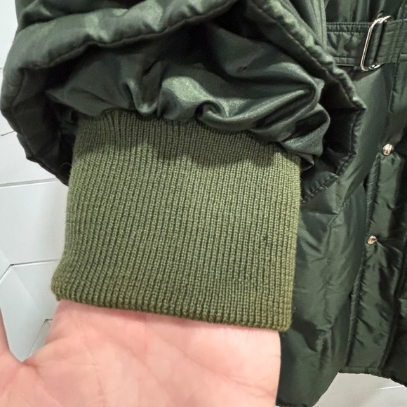 Bogner Vintage made in Western Germany green long parka Down filled size EU48 - Picture 8 of 16